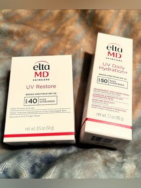 EltaMD UV Daily Hydration+ SPF 50 (1.7oz) NEW EXP 07/27 + BONUS UV Restore